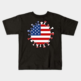 Coronavirus - COVID 19 - USA Kids T-Shirt